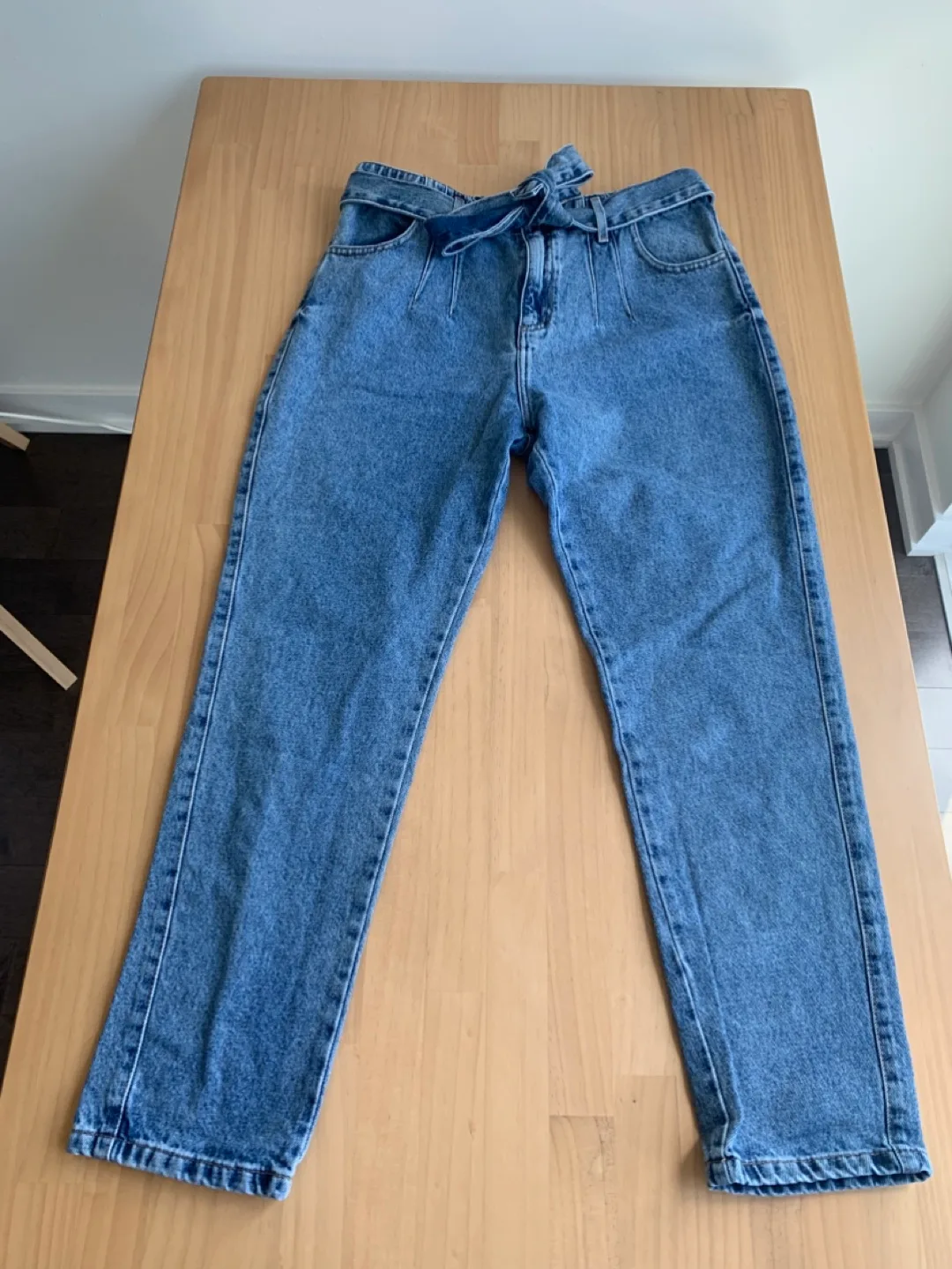 Villon Tie-Waist Denim Jeans - Size 42 image indicator(4)