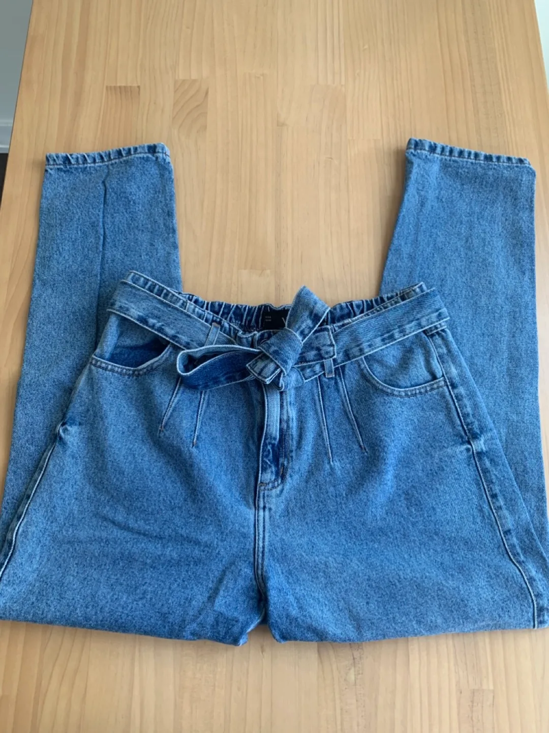 Villon Tie-Waist Denim Jeans - Size 42 thumbnail