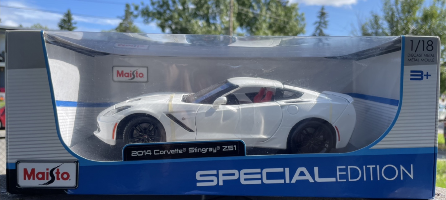 Diecast Corvette model car