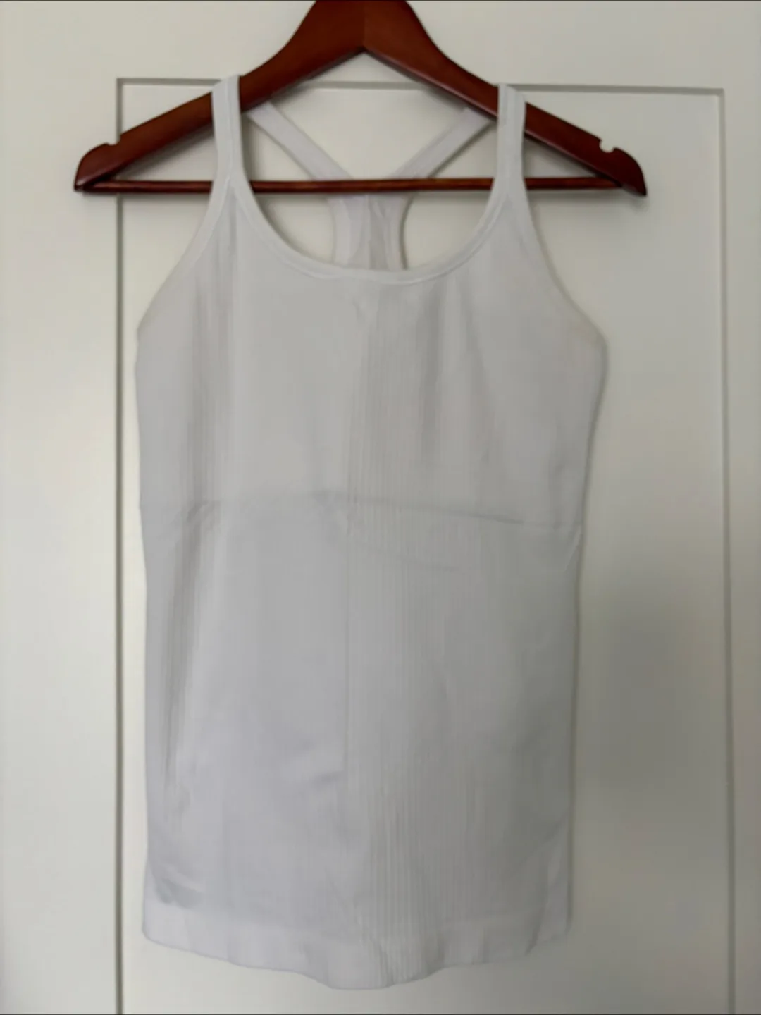 Lululemon ‘Ebb to Street’ White Tank Top - size 8 thumbnail