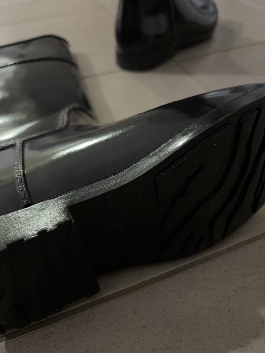 New Michael Kors Black Rain Boots Size 9 - photo 2
