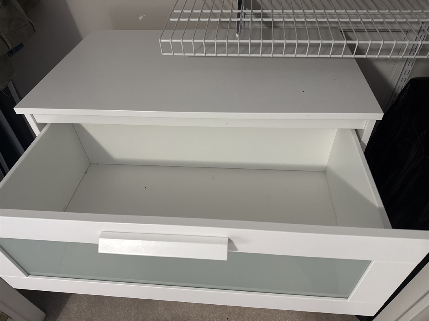 IKEA White 3-Drawer Dresser - photo 4