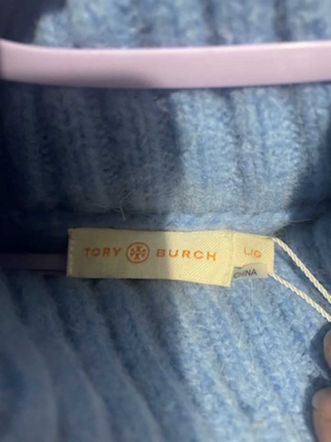 New Tory Burch Blue Poncho Size Large - photo 2