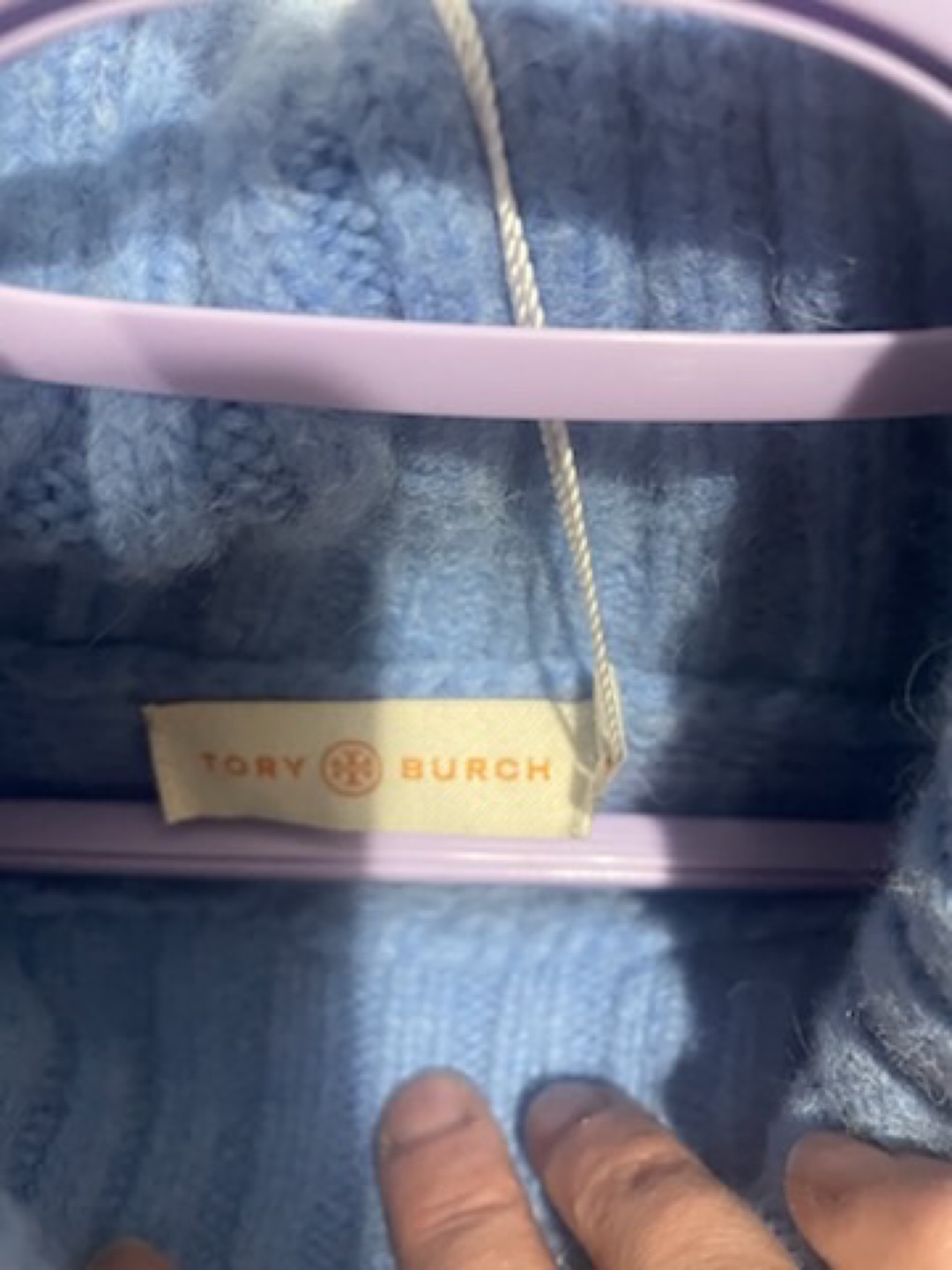 New Tory Burch Blue Poncho Size Large - photo 3