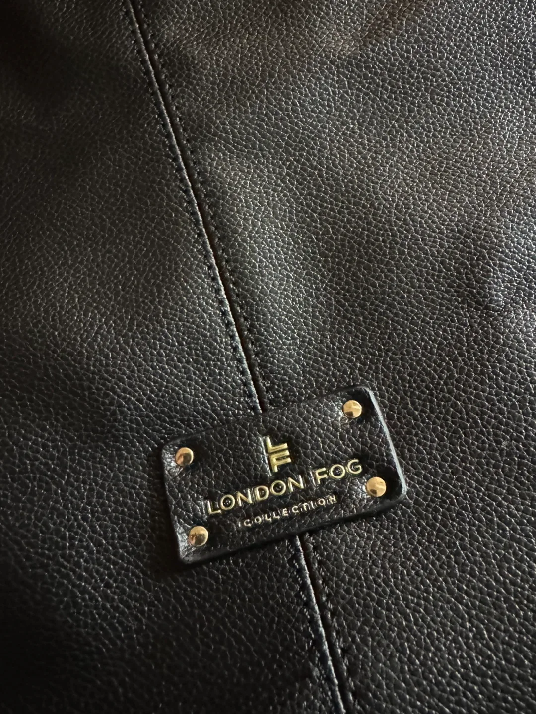 London Fog Black Tote Bag image indicator(4)