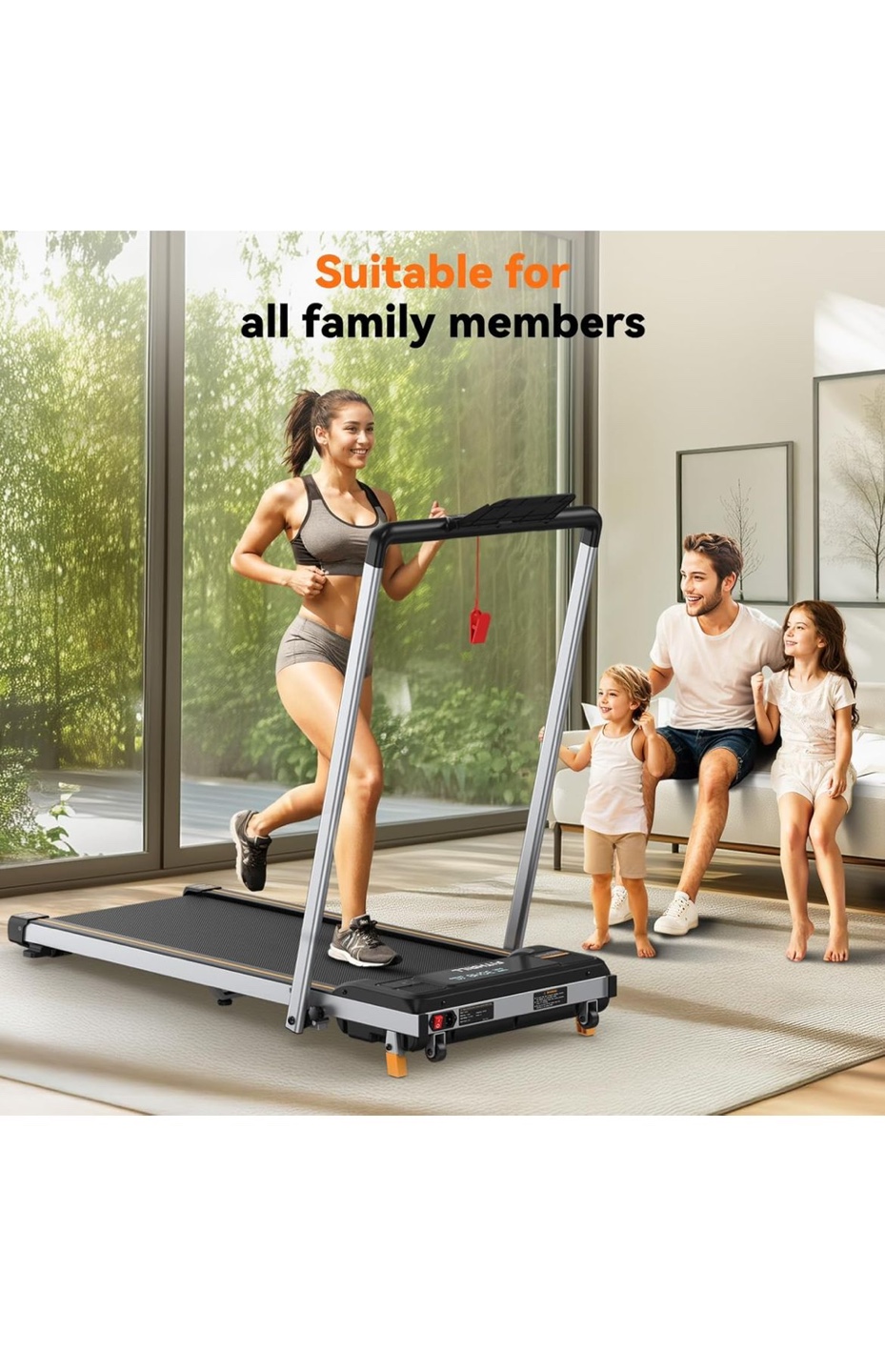 FITRIIU Under Desk Treadmill - Black Gray - photo 5