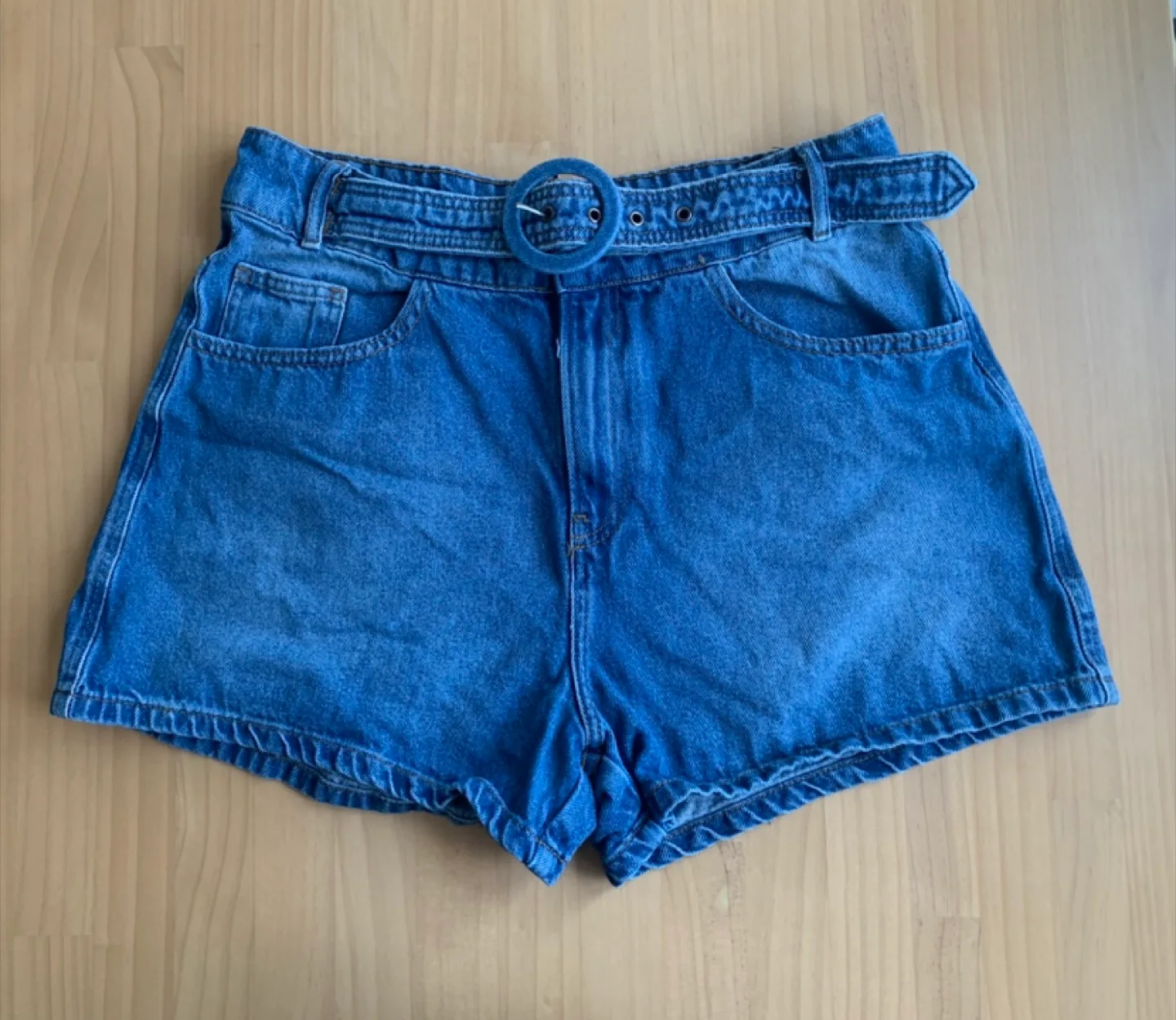 Le Lis Blanc Denim Shorts - Size 44 thumbnail