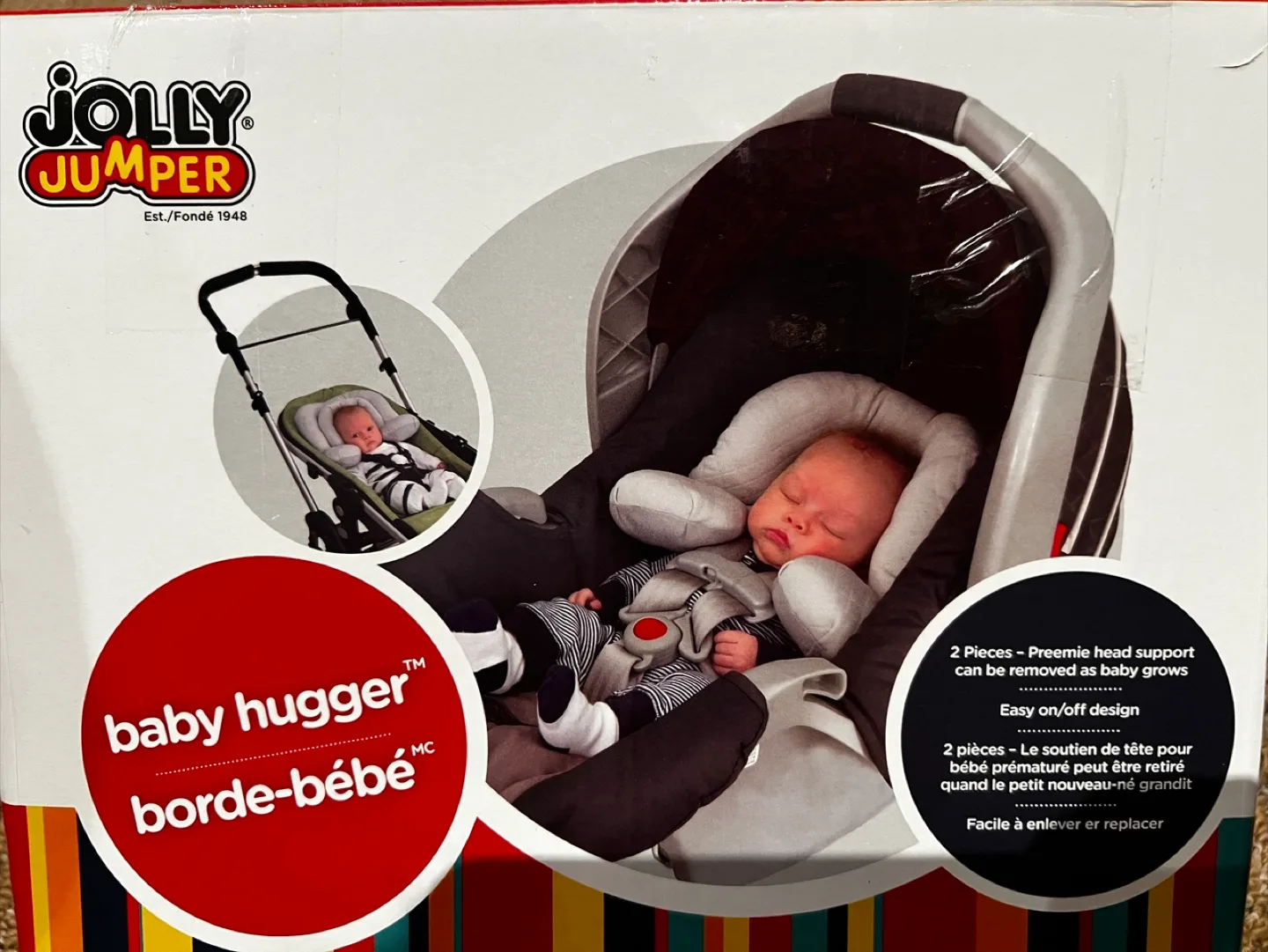 Baby Hugger Head Support  Jolly Jumper- Like New! thumbnail