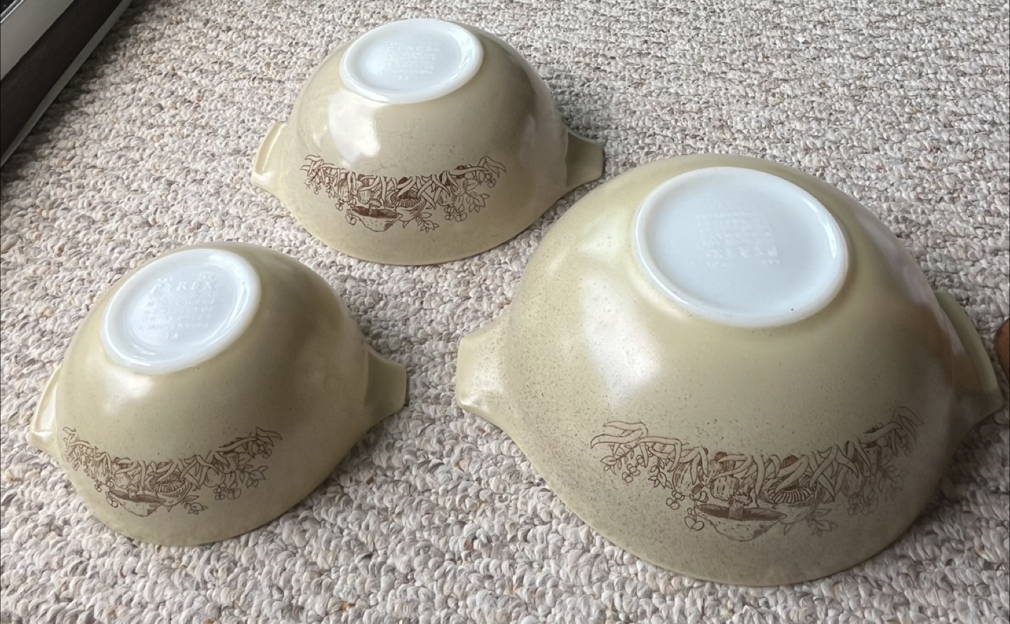 Vintage Pyrex Forest Fancies Nesting Bowls Set - photo 4