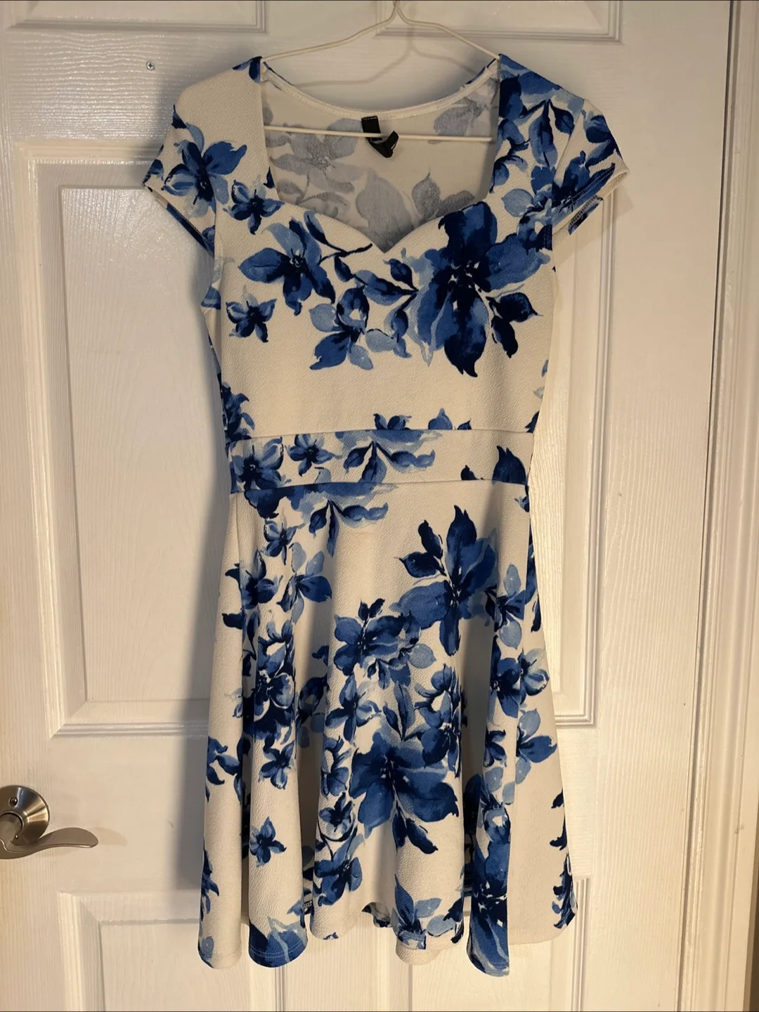Floral Dress - Blue & White thumbnail