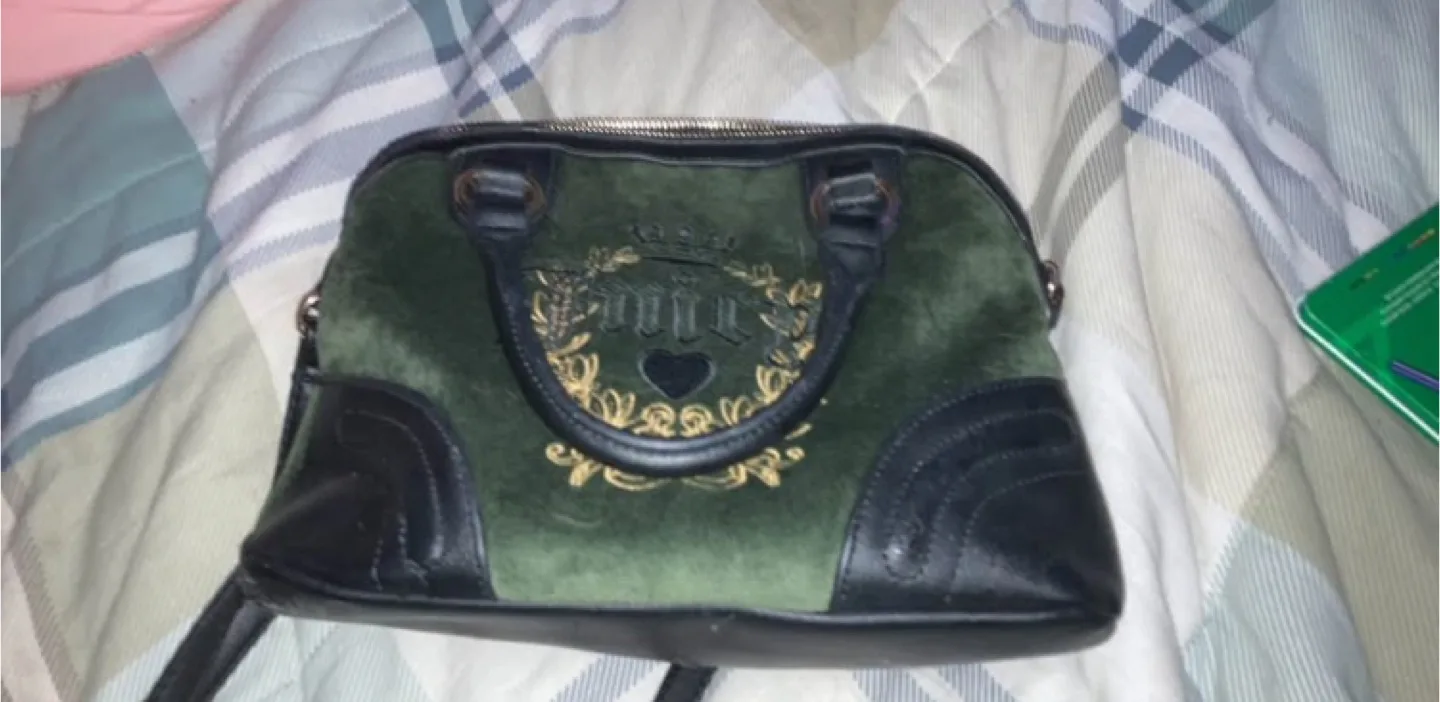 Juicy Couture Green Satchel Bag thumbnail