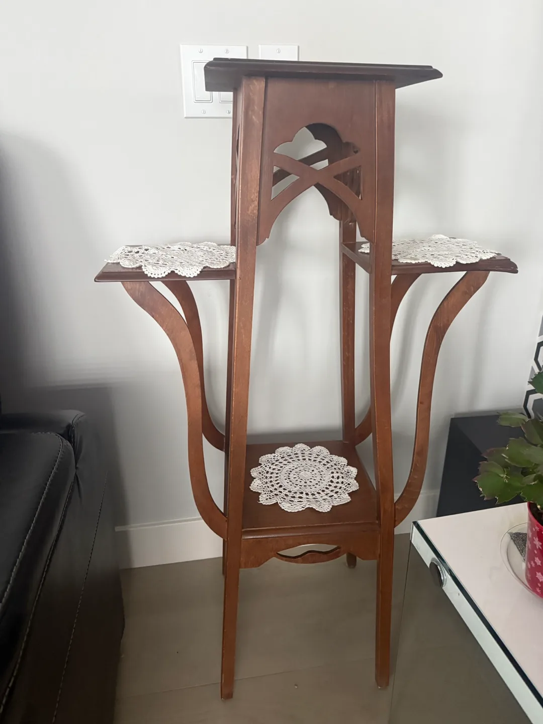 Wooden Plant Stand - Three Tier thumbnail