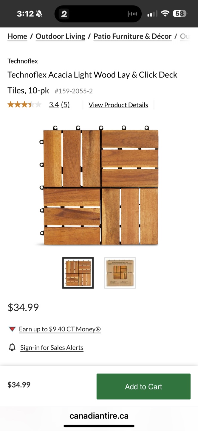 Patio tiles balcony flooring wood - photo 2