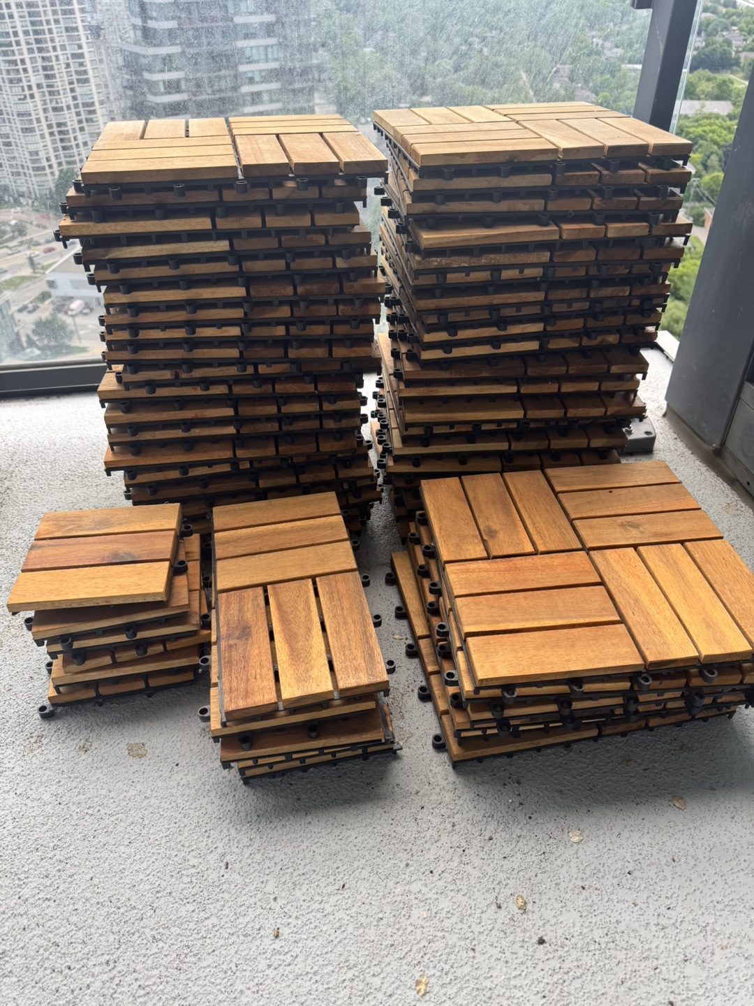 Patio tiles balcony flooring wood - photo 3