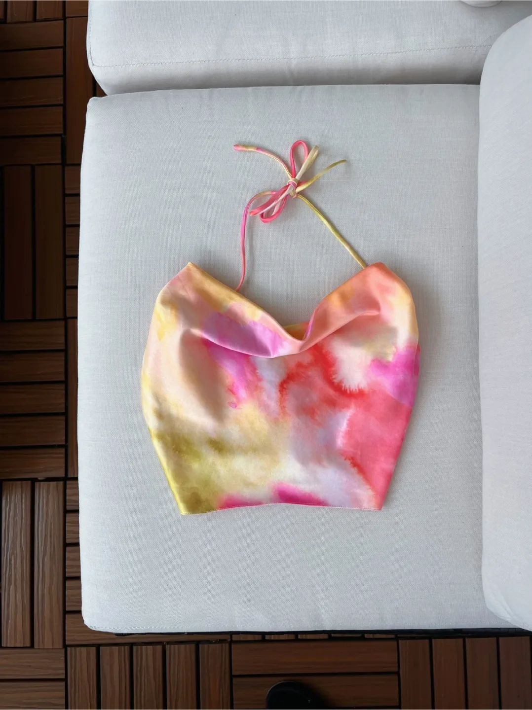 Brand New Dynamite Tie Dye Halter Top - Size P/S thumbnail
