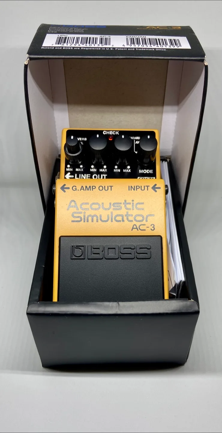 BOSS AC-3 Acoustic Simulator Pedal w/ Box image indicator(3)