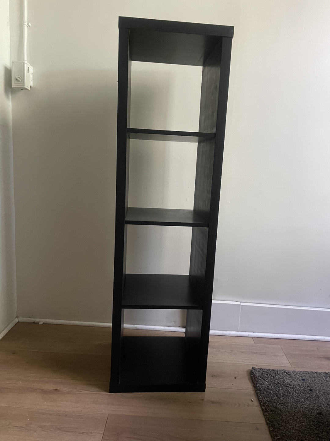 IKEA Kallax Black Bookshelf
