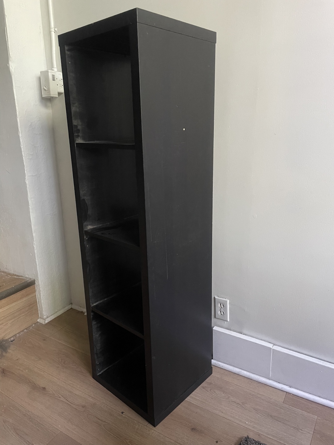 IKEA Kallax Black Bookshelf - photo 2
