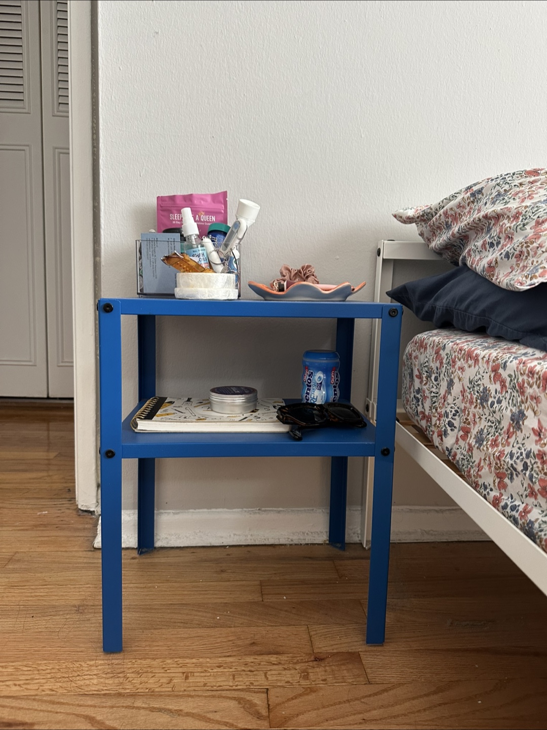 IKEA Lack Blue Side Table