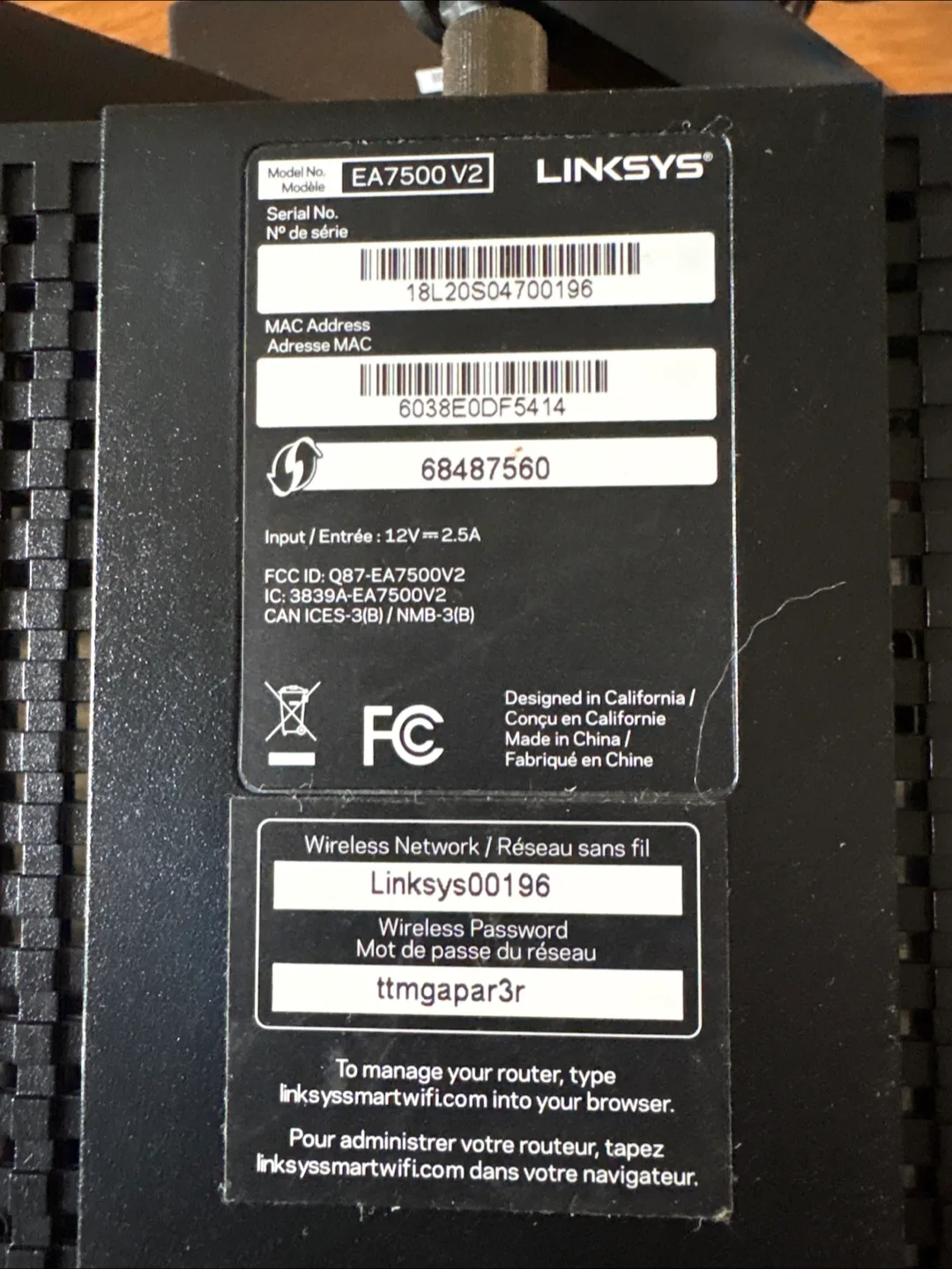 Linksys EA7500 V2 WiFi Router image indicator(2)