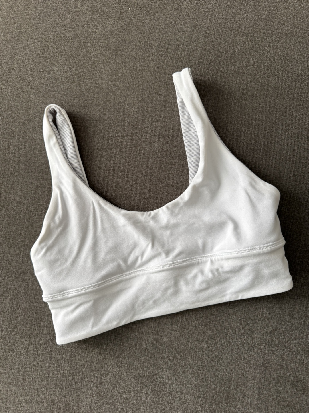 Lululemon White Sports Bra