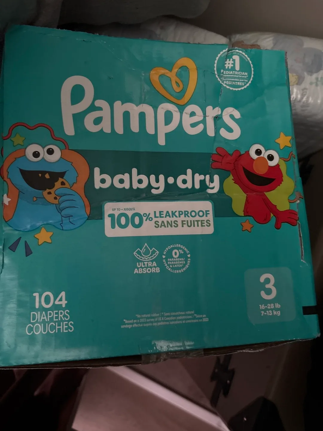 Pampers Baby Dry Size 3 (16-28 lb) - Diapers thumbnail