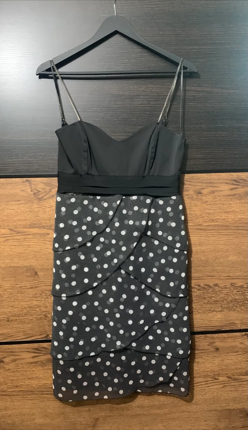 BEDO Black & White Polka Dot Dress thumbnail