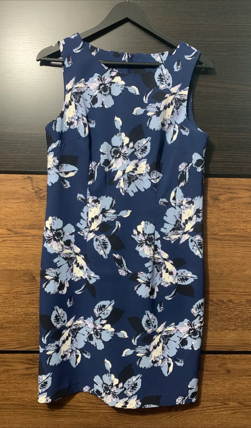Mario Serrani Floral Dress - Size 8 thumbnail