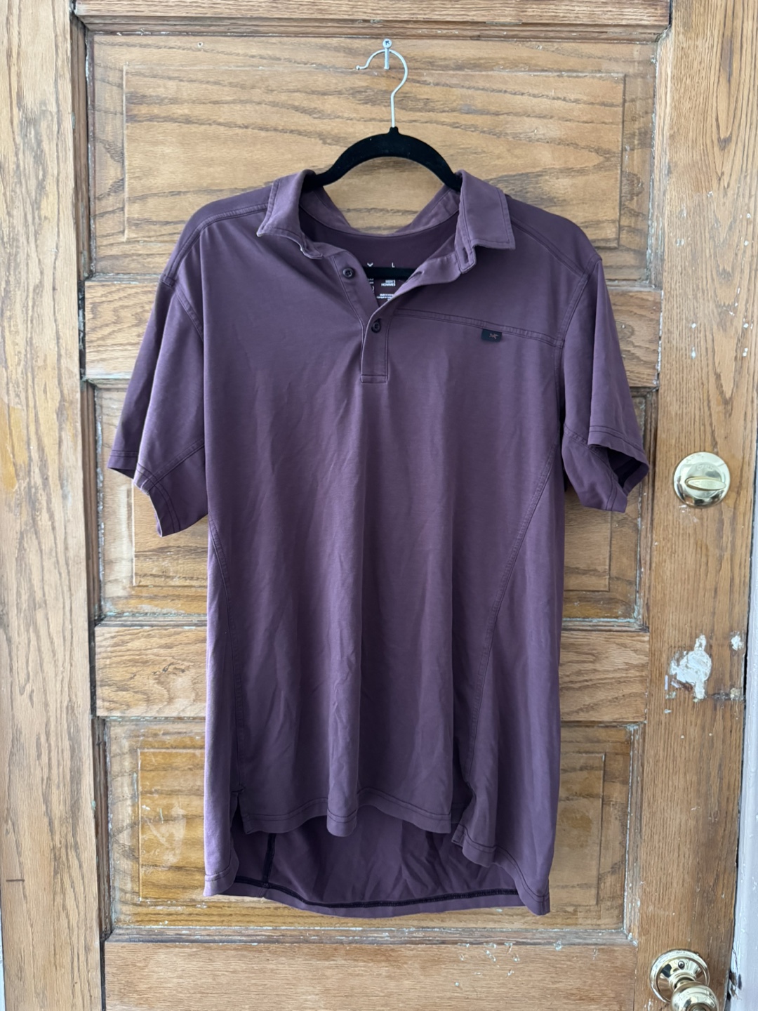 Arc'teryx Men's Purple Polo Shirt - Size L