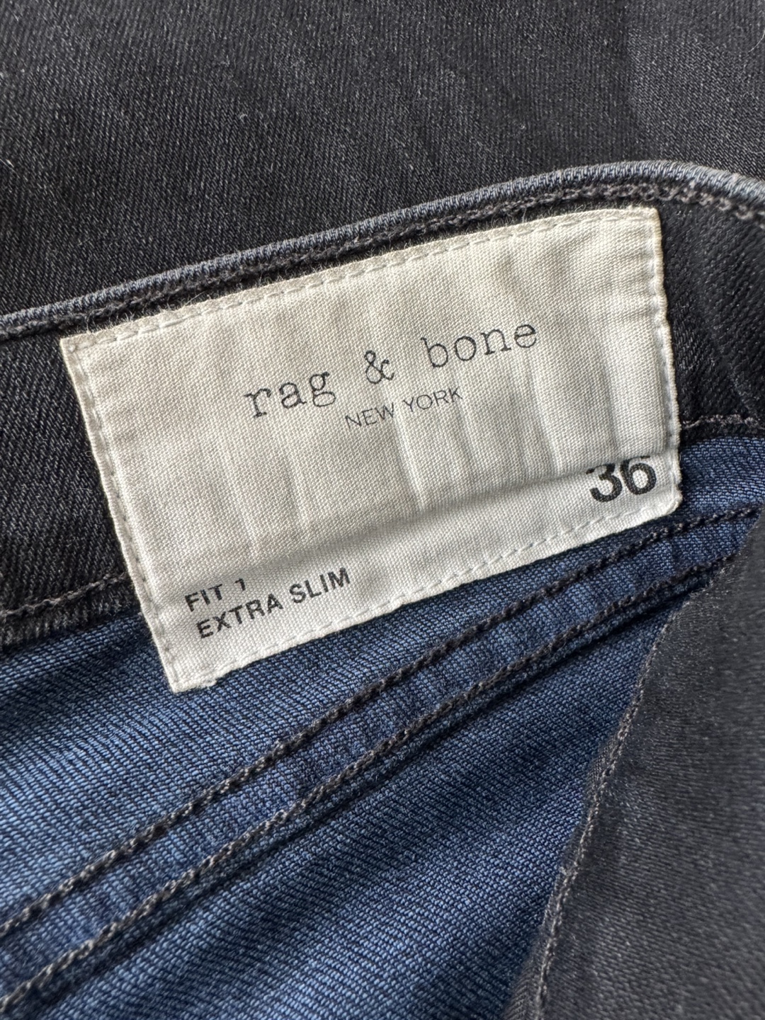 Rag & Bone Fit 1 Extra Slim Jeans - Size 36 - photo 2