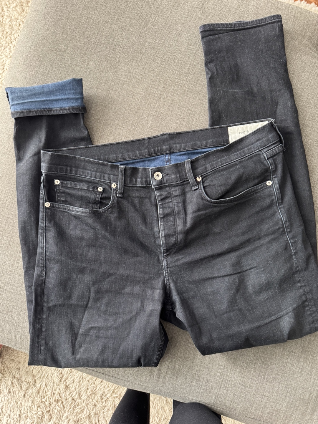 Rag & Bone Fit 1 Extra Slim Jeans - Size 36
