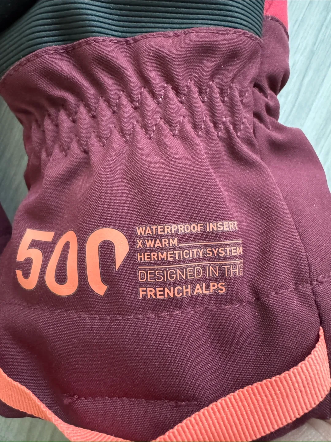 Decathlon Wedze 500 Ski Gloves - Waterproof & Warm image indicator(2)