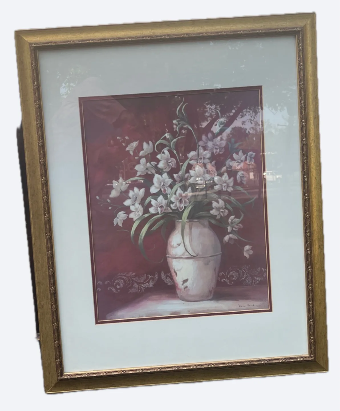Framed Floral Print thumbnail