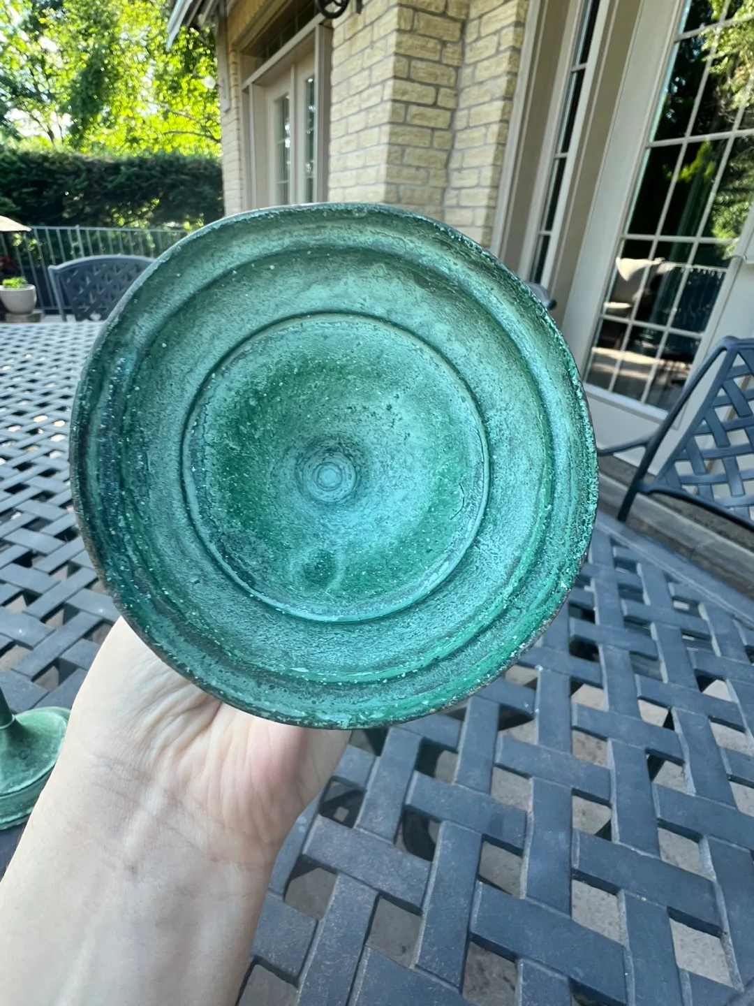 Vintage Green Candlestick Holders - Set of 2 image indicator(2)