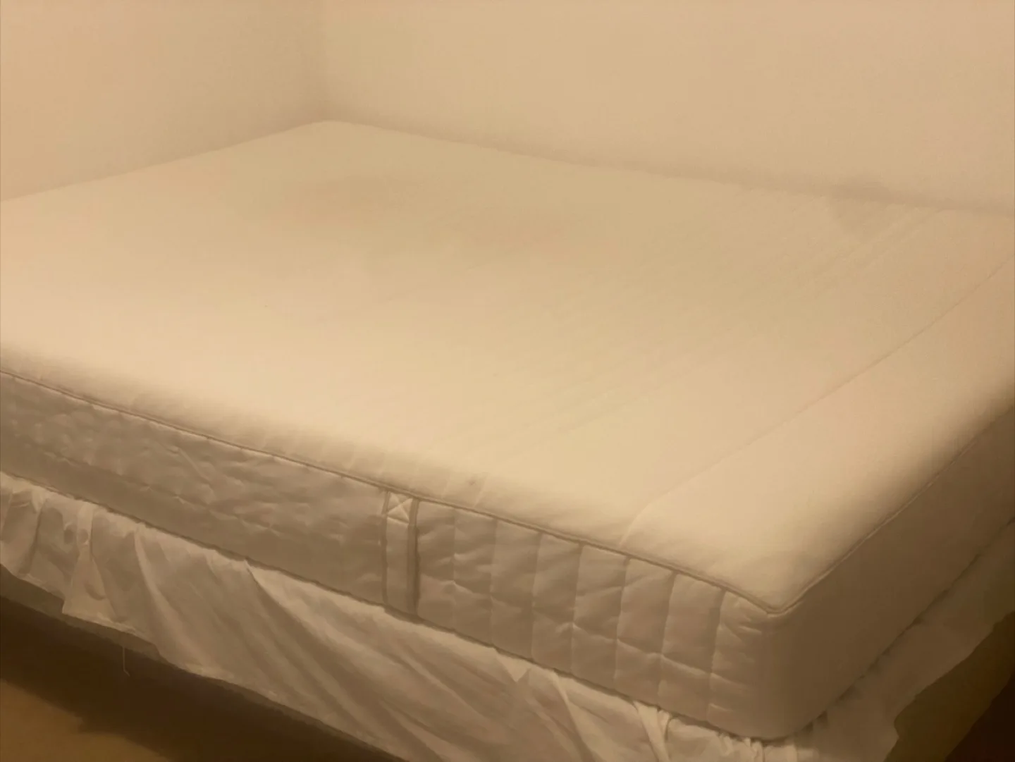 Double bed with frame and Mattress thumbnail