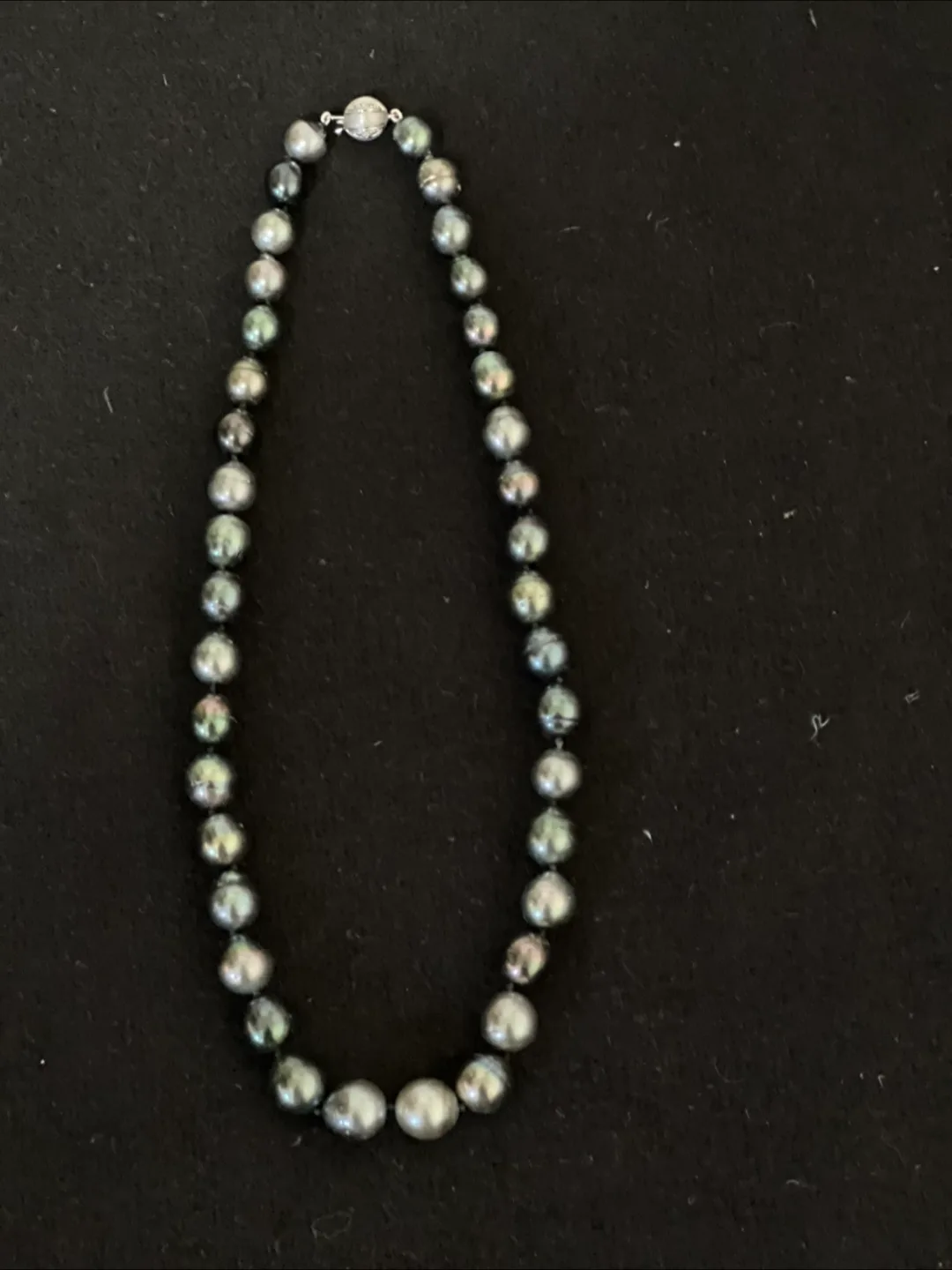 Gorgeous Multicolor Tahitian Pearl Necklace thumbnail