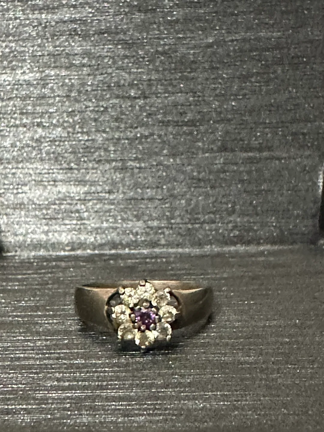 Sterling silver 925 Flower Ring size 5.5 image indicator(3)