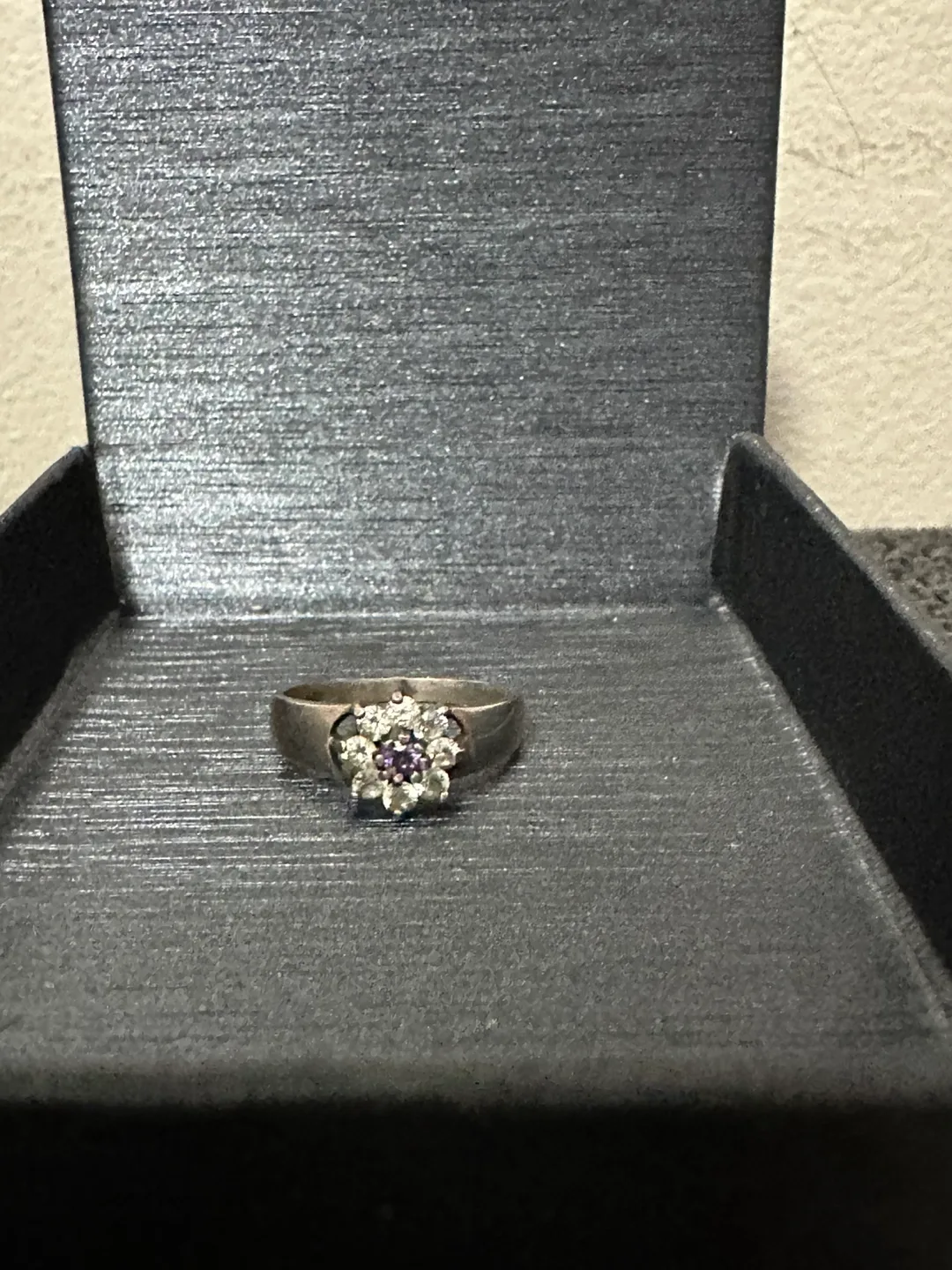 Sterling silver 925 Flower Ring size 5.5 image indicator(2)