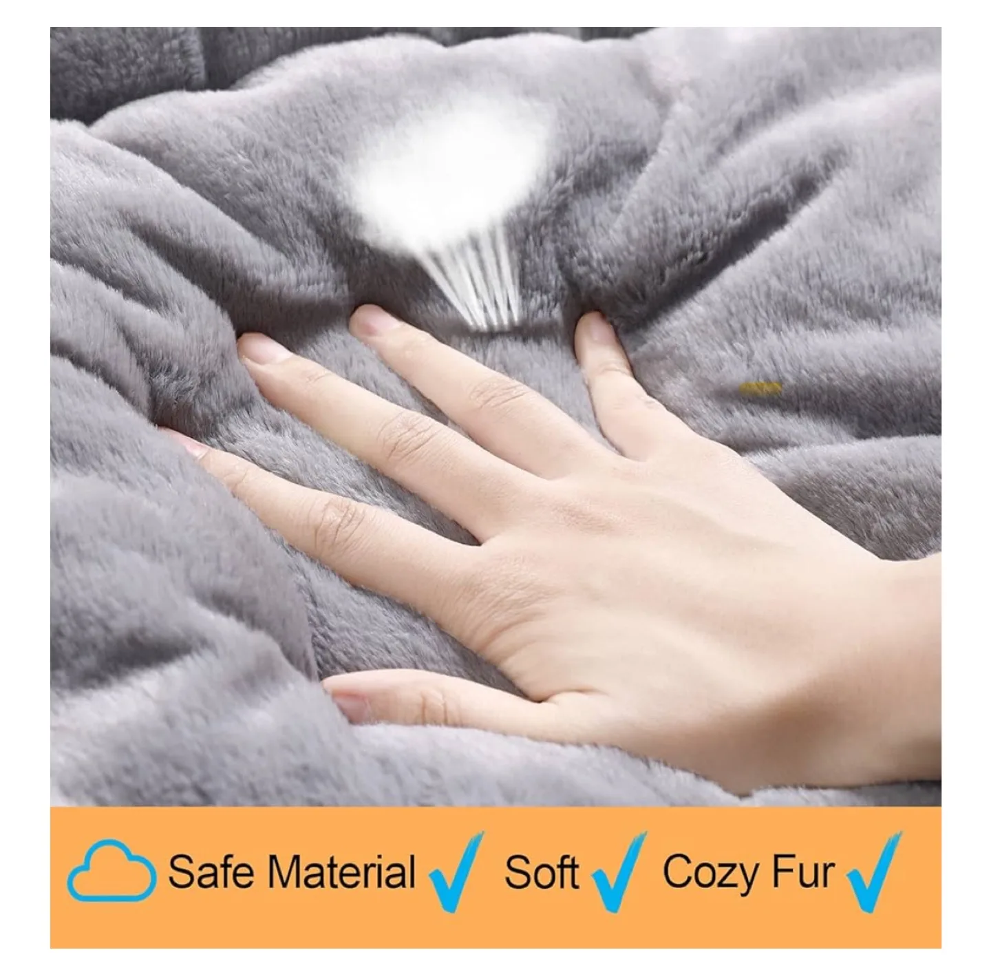 Gray Pet Bed, Small (24 inch) image indicator(2)