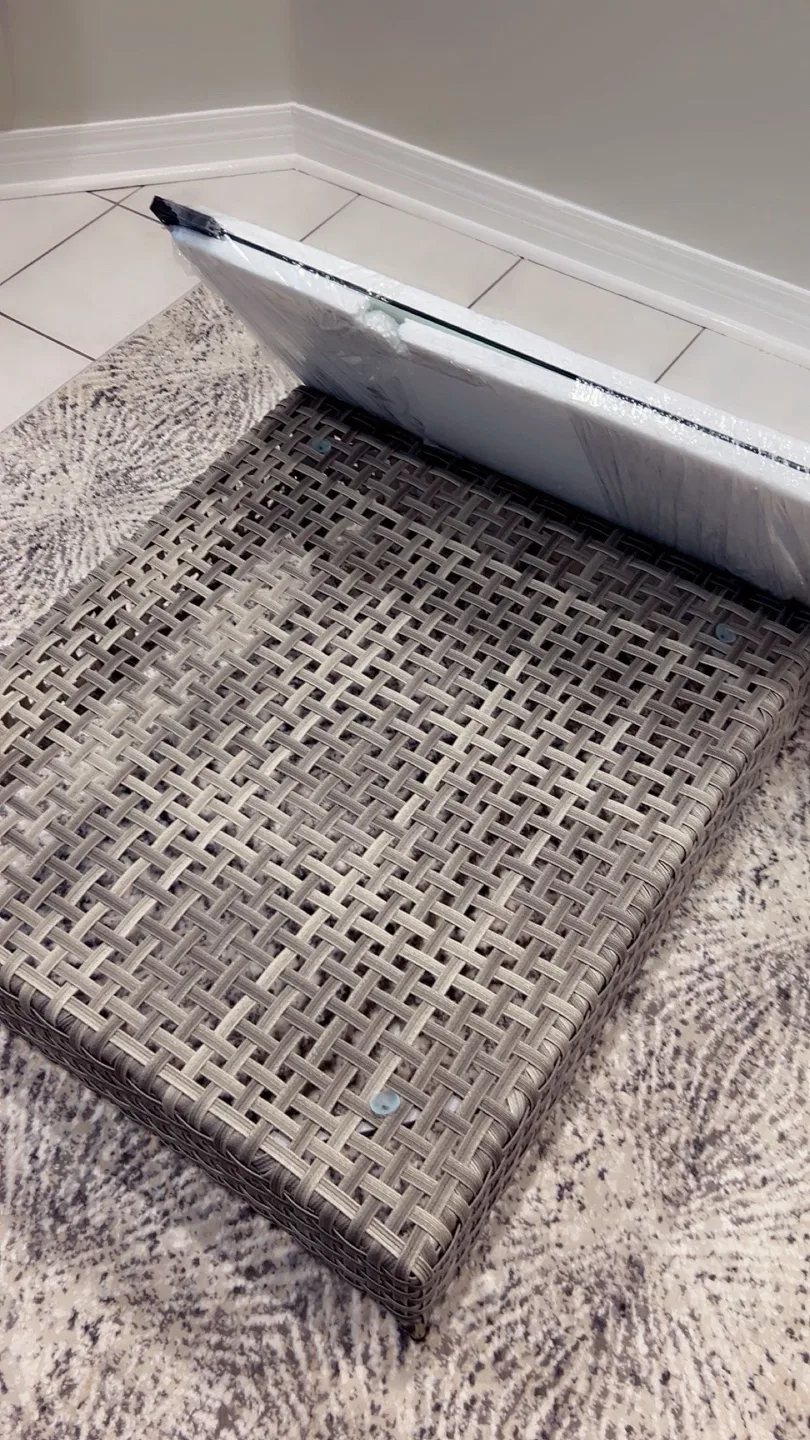 Wicker Patio Table - New in Box image indicator(2)