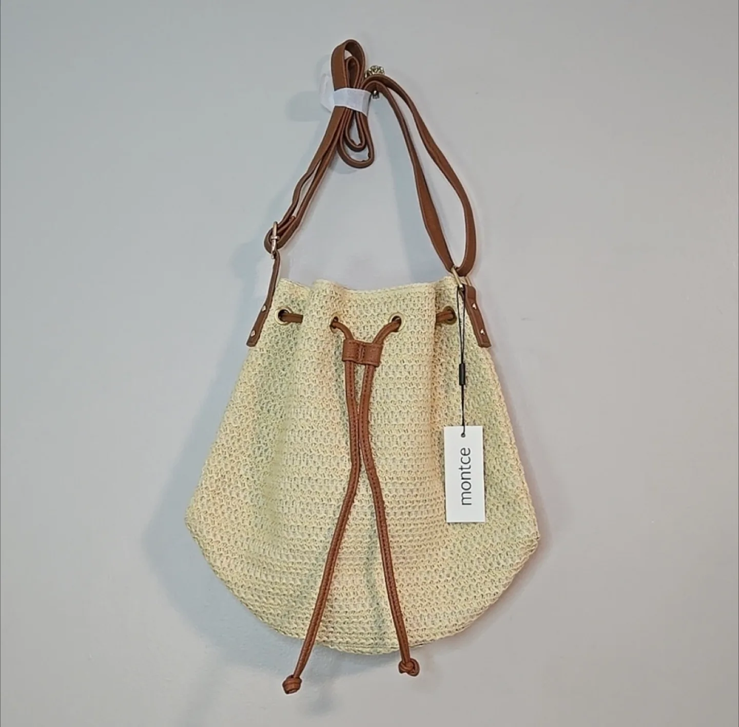 NWT Montce Swim 'Ali' Bucket Bag – Chic Woven Summer Staple 🌞 image indicator(2)