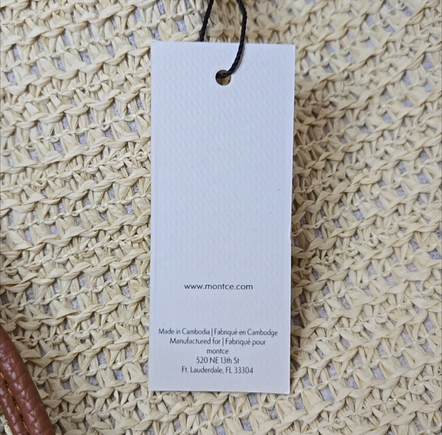 NWT Montce Swim 'Ali' Bucket Bag – Chic Woven Summer Staple 🌞 image indicator(6)