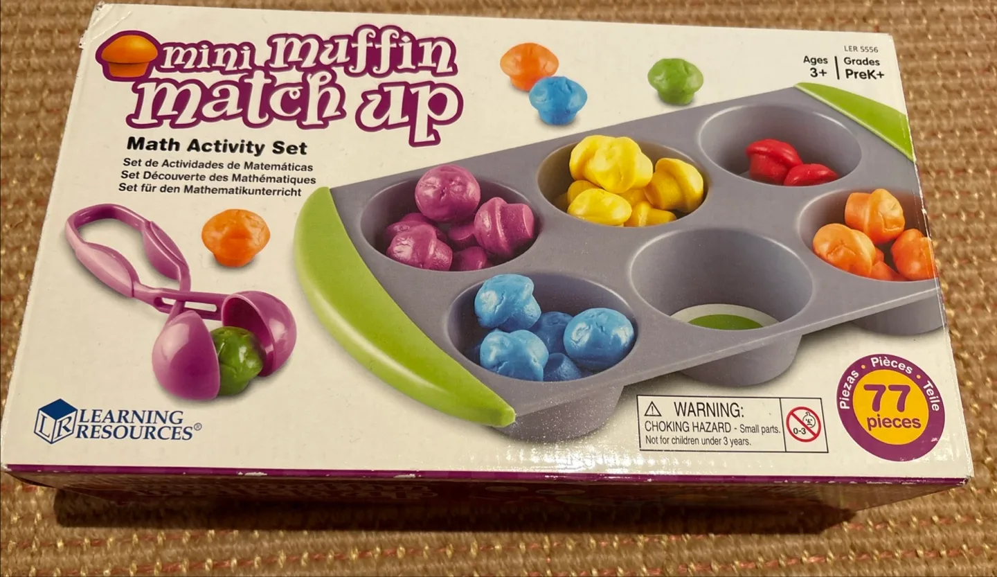 Learning Resources Mini Muffin Match Up Math Activity Set image indicator(2)