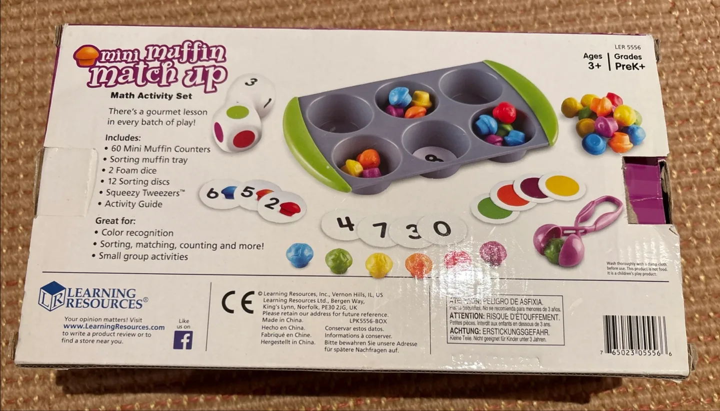 Learning Resources Mini Muffin Match Up Math Activity Set image indicator(3)