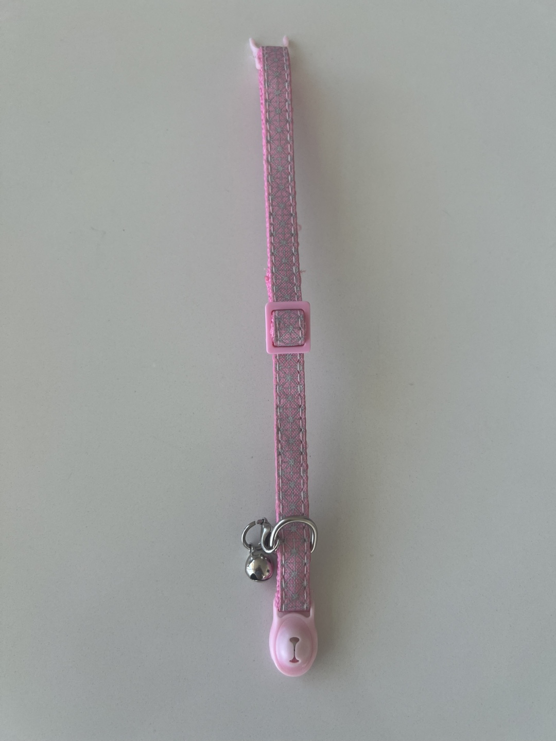 Pink Cat Collar with Bell - photo 2