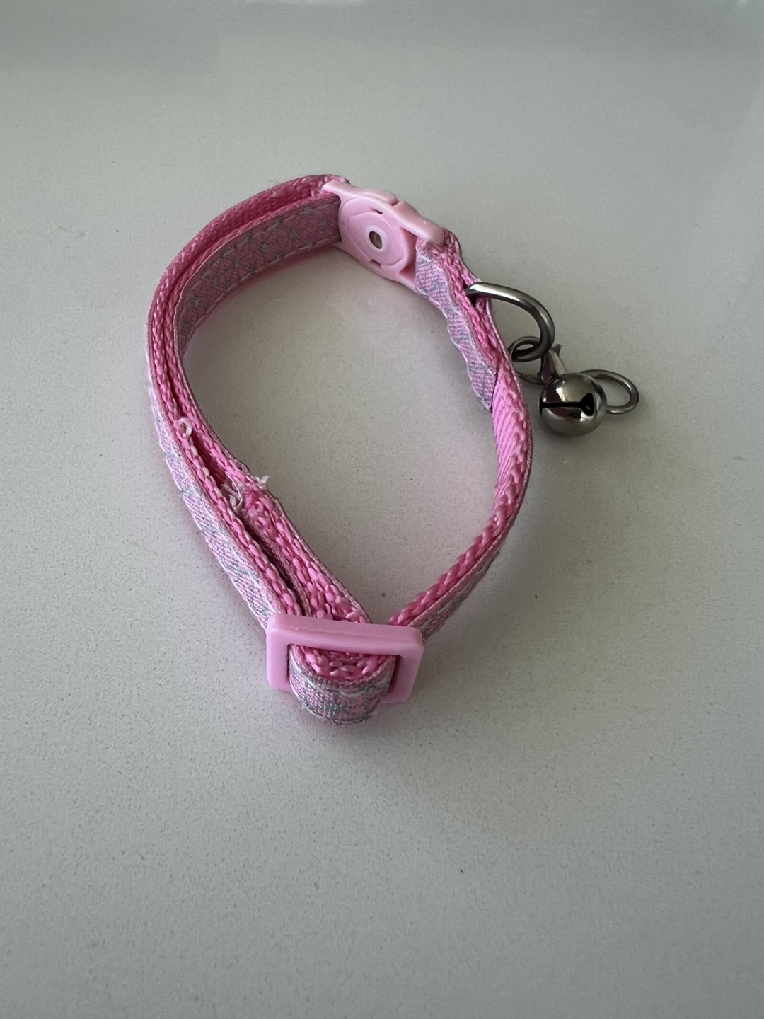 Pink Cat Collar with Bell - photo 5