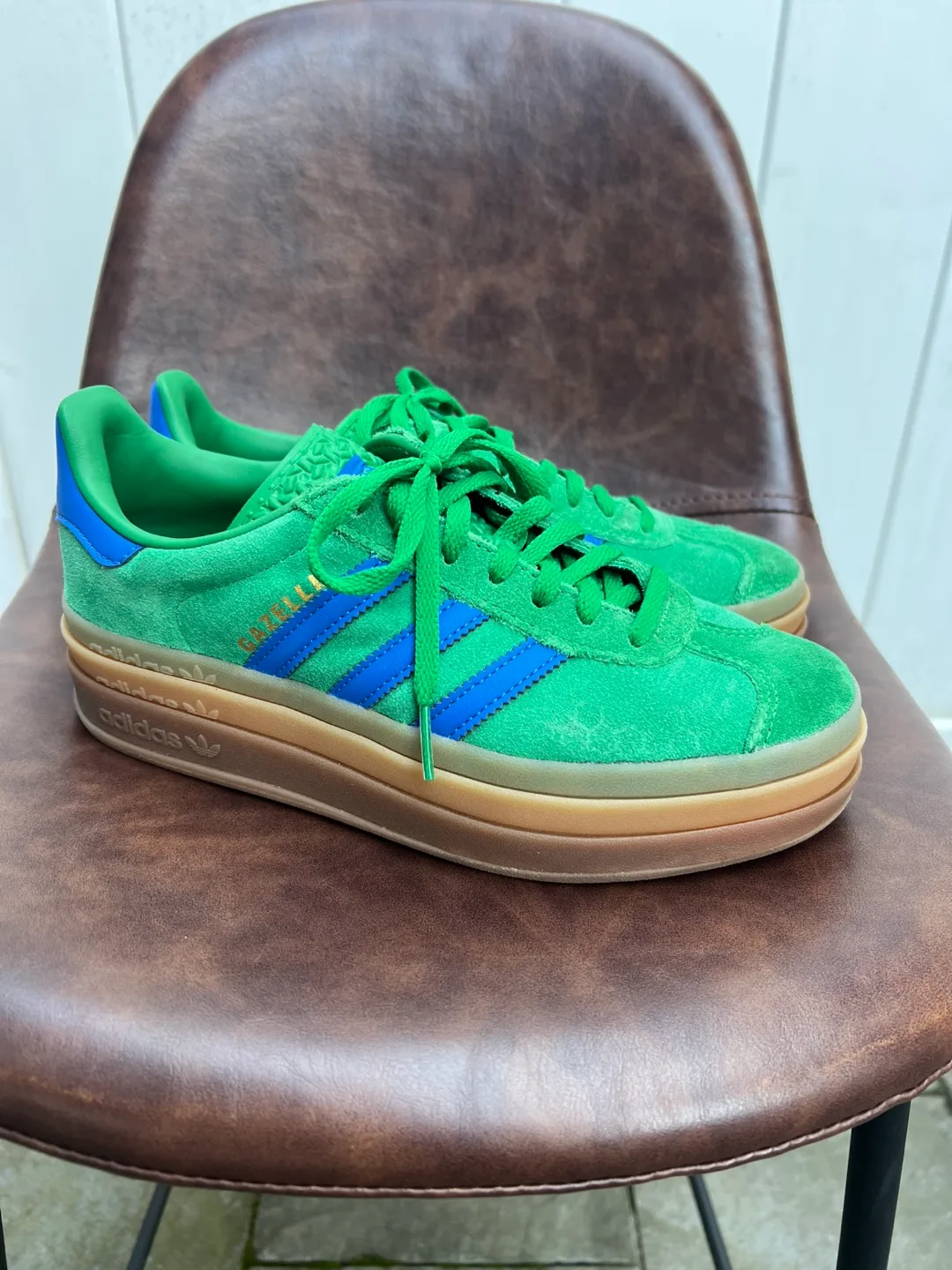 Adidas Gazelle Bold Green/Blue Women's Sneakers thumbnail