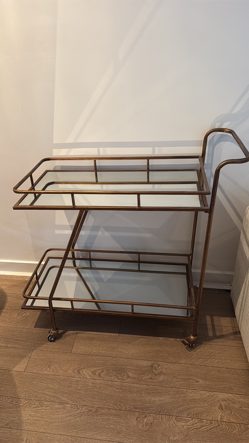 Structube Maringa Mirrored Bar Cart - photo 2