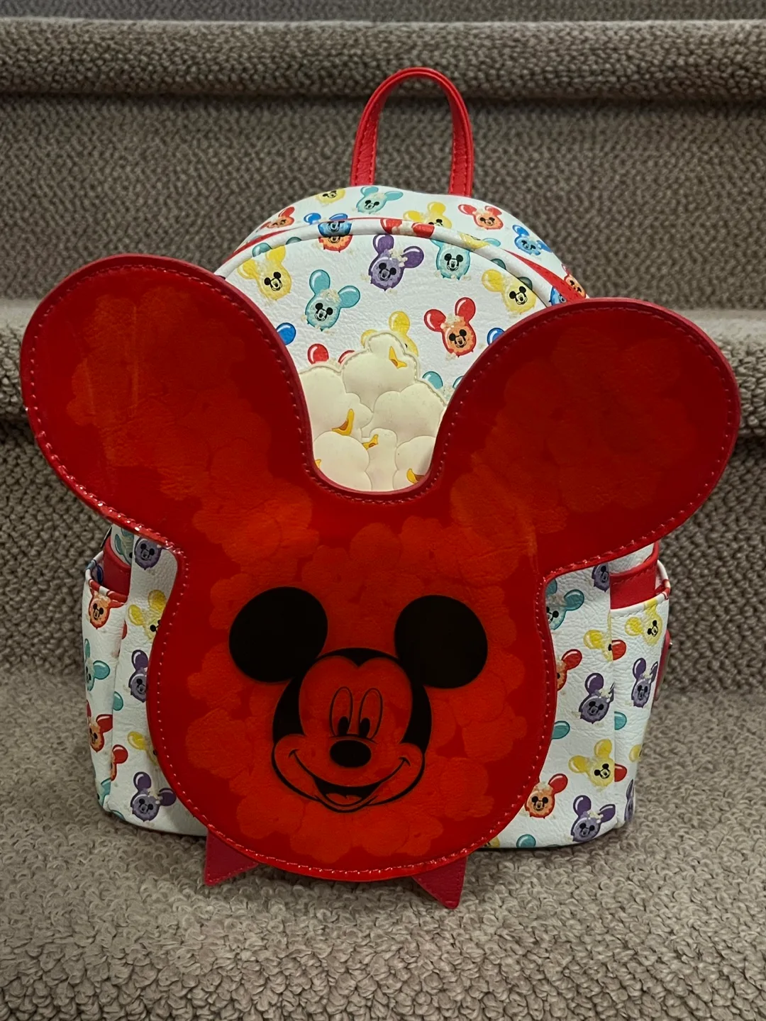 Disney Loungefly Mickey Mouse Popcorn Mini Backpack thumbnail