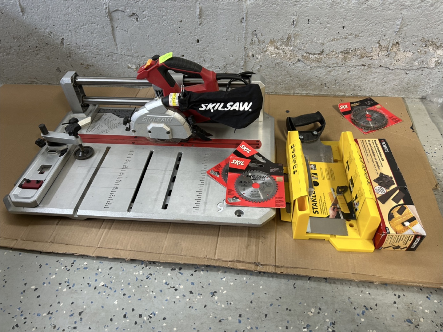 SKILSAW Electric Flooring Saw & Stanley Miter Saw